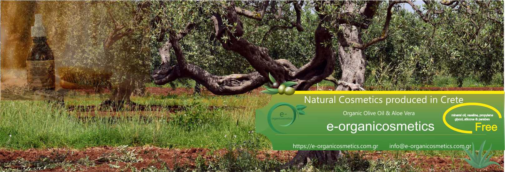Natural Cosmetics Produced in Island of Crete